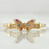 Butterfly Ring in Relief 1.85gr / Size 6 1/2 / 18K Gold *