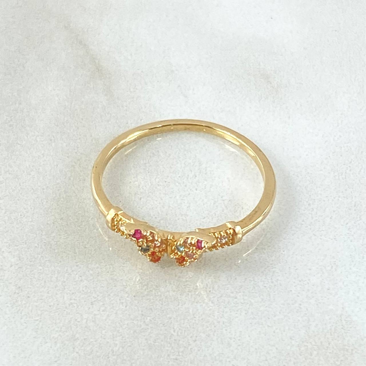 Butterfly Ring in Relief 1.85gr / Size 6 1/2 / 18K Gold *