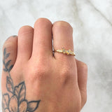 Butterfly Ring in Relief 1.85gr / Size 6 1/2 / 18K Gold *