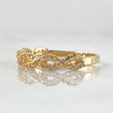 Anillo Olas Entrelazadas 2.05gr / T6 / Oro 18K *