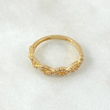 Anillo Olas Entrelazadas 2.05gr / T6 / Oro 18K *