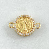 Herraje San Benito 2.55gr / 1.8cm / Oro 18K *