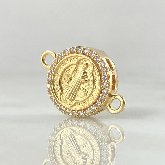 Herraje San Benito 2.55gr / 1.8cm / Oro 18K *