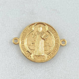Herraje San Benito 1.55gr / 2cm / Oro 18K *