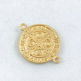 Herraje San Benito 1.55gr / 2cm / Oro 18K *