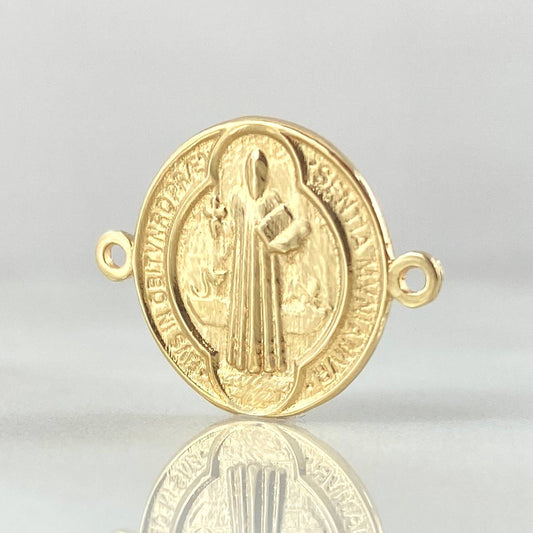 Herraje San Benito 1.55gr / 2cm / Oro 18K *