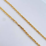 Cadena Lazo 10.3gr / 60.2cm / 4.2mm Oro Amarillo +3 18K &