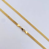 Cadena China 8.45gr / 60.2cm / 4.3mm Oro Amarillo +0 18K $