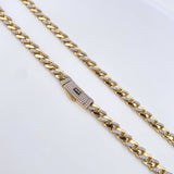 Cuban Links Monaco 32.9gr / 24.2in / White Zirconia 18K Gold +2 &