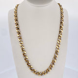 Cuban Links Monaco 32.9gr / 24.2in / White Zirconia 18K Gold +2 &