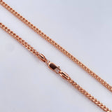 Cadena Franco 17.85gr / 62cm / 3.5mm Oro Rosa +4 18K &