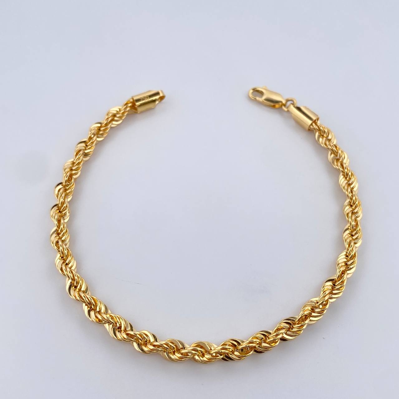 Pulso Lazo 5.3gr / 20.4cm / 4.2mm Oro Amarillo +4 18K &
