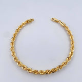 Rope Bracelet 5.8gr / 21.1cm / 4.7mm Yellow Gold +3 18K &