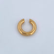 Earcuff Piercing 1.3gr / 0.8in / 18K Gold +4 &