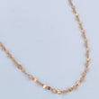 Mirror Flower Chain 0.85gr / 17.9in / +3 18K Gold &