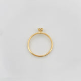 Anillo Solitario Diamante 24 Pts 1.35 g / T7 1/4 Oro Amarillo 18K