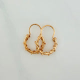 Candongas Aro Lazo 1.5gr / 2cm / Oro Amarillo 18K $