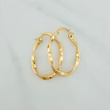 Candongas Asby 1.9gr / 3cm / Oro Amarillo 18K $