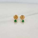 Topos Cuatro Garras 0.55gr / 2.8mm Oro Amarillo 18K %