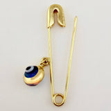 Dije Clip Ojo Turco 1gr / 1 1/4 in / Oro Amarillo +4 18K