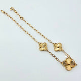 Pulso Cajón Trebol Diamantado 3.65gr / 7 3/4 in / 11.2mm Oro Amarillo Nac.Esp. 18K ©