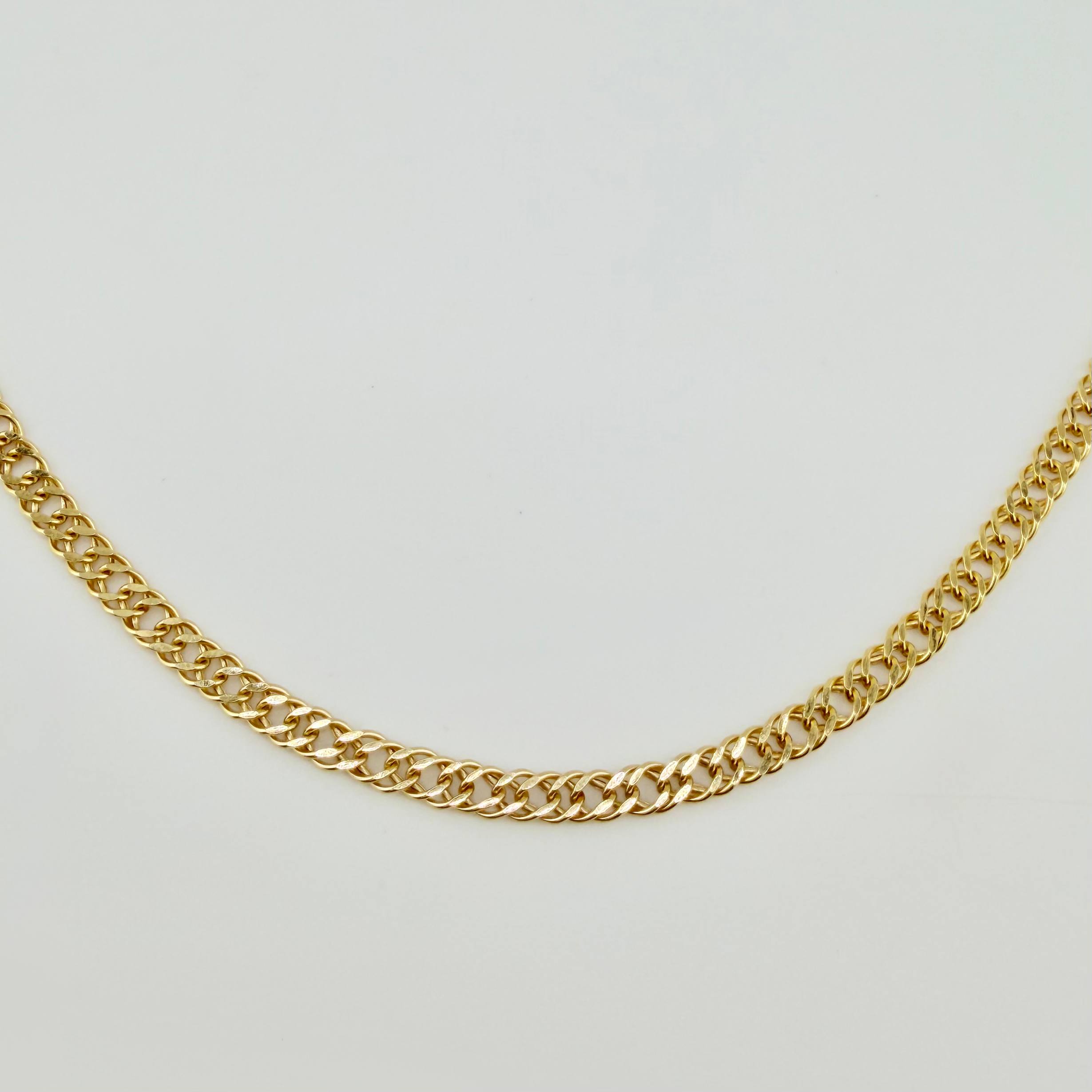 Cadena Garibaldi 3.3gr / 23 1/2 in / 2.2mm Oro Amarillo +3 18K *