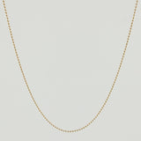 Cadena Militar 2.25gr / 19 3/4 in / 1mm Oro Amarillo +3 18K ©