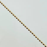 Cadena Militar 2.2gr / 19 3/4 in / 1mm Oro Amarillo +3 18K *