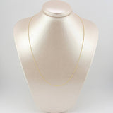 Cadena Militar 2.2gr / 19 3/4 in / 1mm Oro Amarillo +3 18K