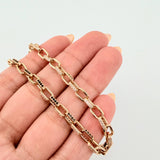 Pulso Cajon 9.15gr / 7 3/4 in / 4.3mm Oro Amarillo Nac.Esp. 18K ©