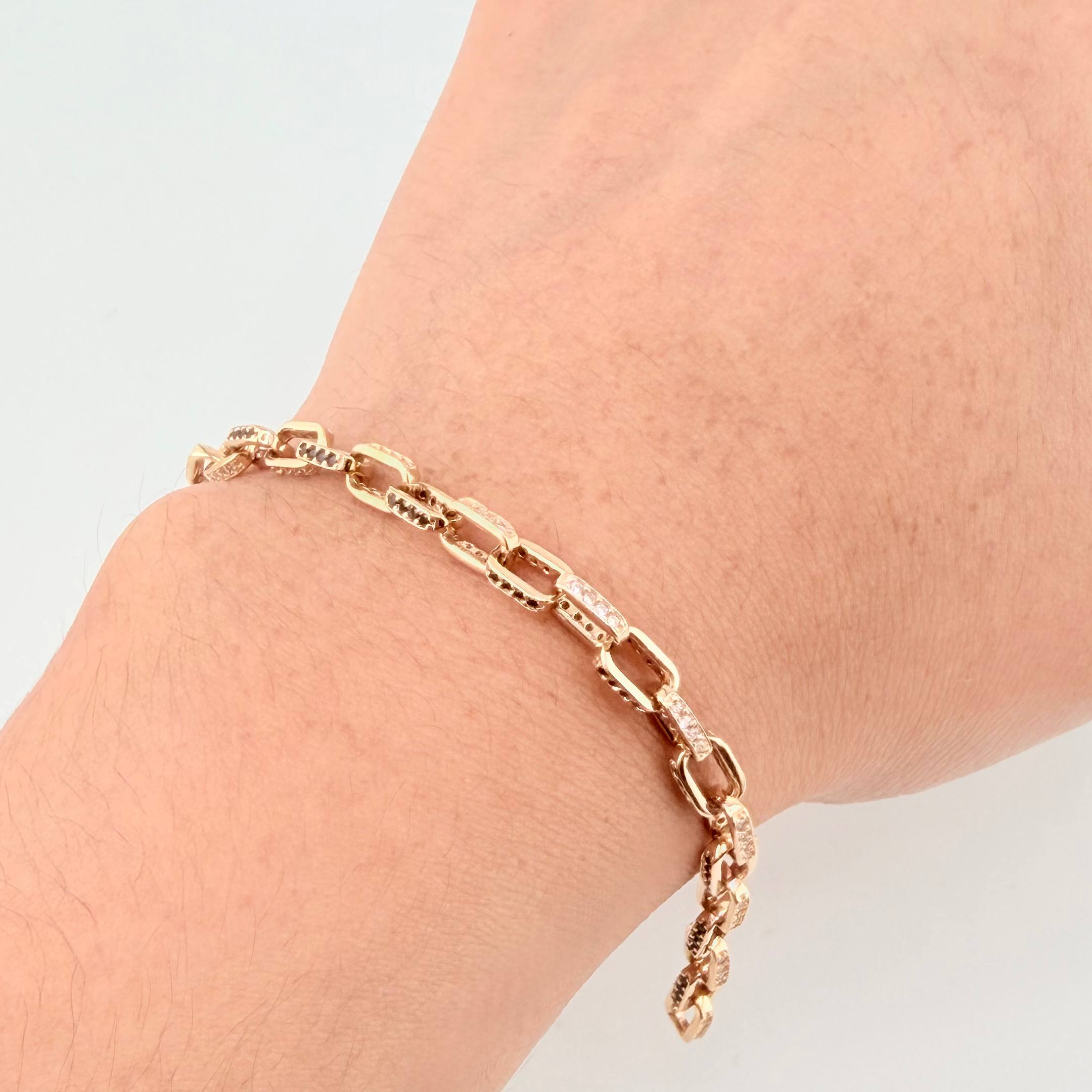 Pulso Cajon 9.15gr / 7 3/4 in / 4.3mm Oro Amarillo Nac.Esp. 18K ©