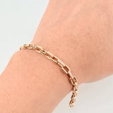 Pulso Cajon 9.15gr / 7 3/4 in / 4.3mm Oro Amarillo Nac.Esp. 18K ©