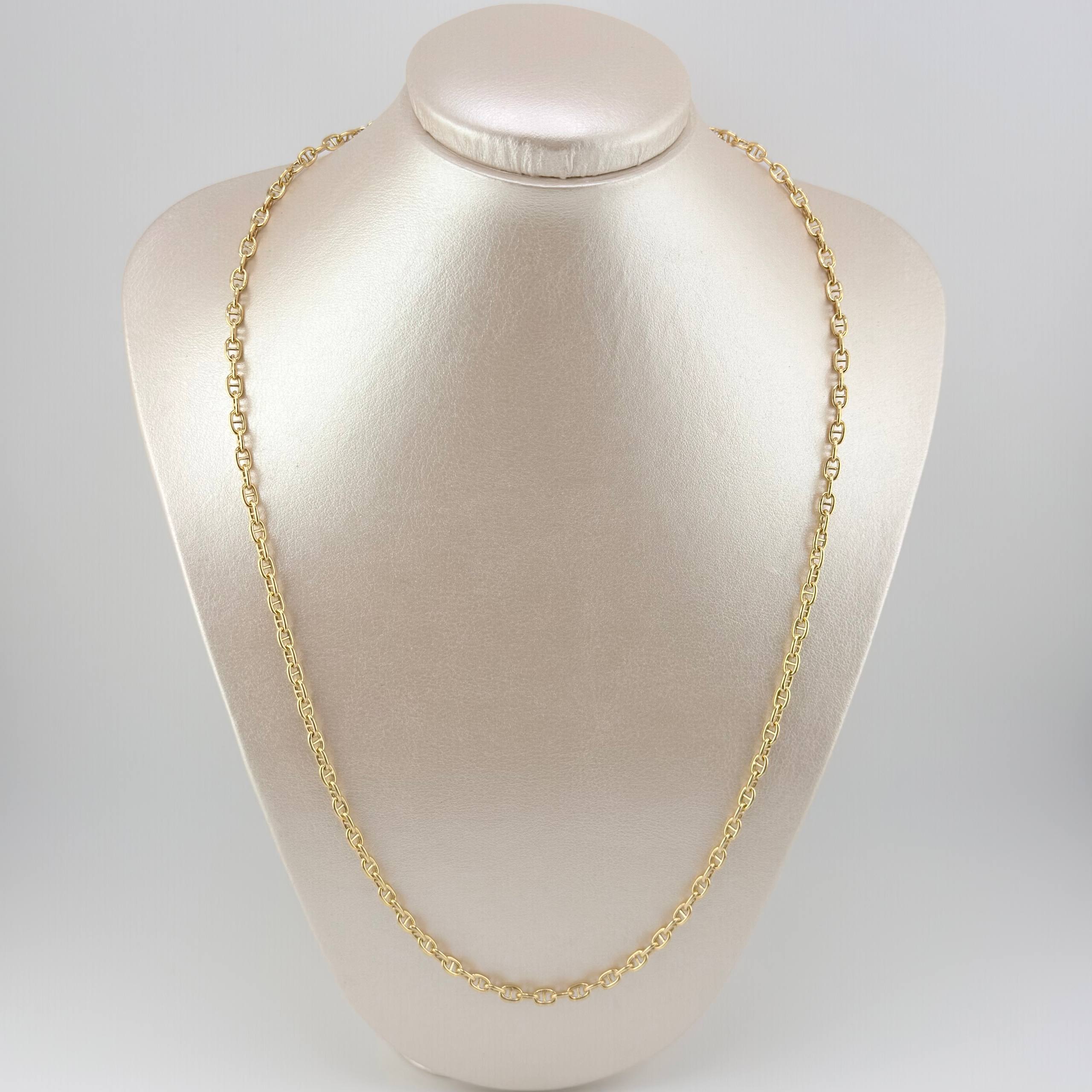 Cadena Escalera Volga 11.5gr / 23 1/2 in / 3.8mm Oro Amarillo +3 18K