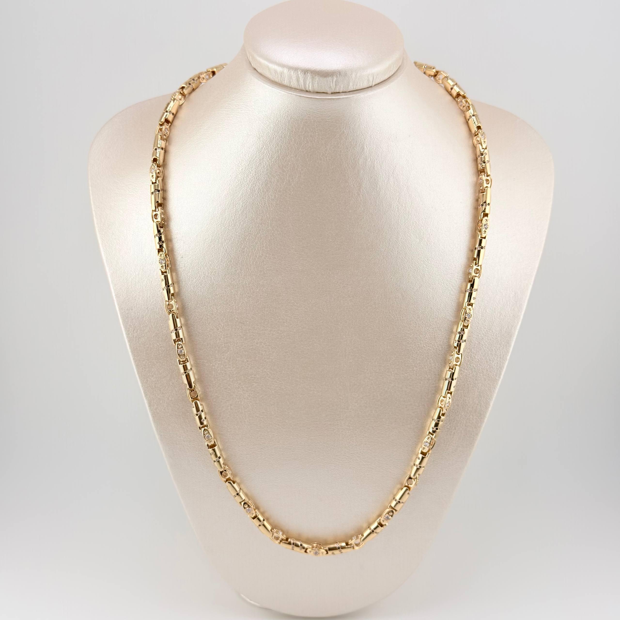 Cadena Rustica Imperial 78.85gr / 23 1/2 in / 5.3mm Oro Amarillo Nac.Esp. 18K ©