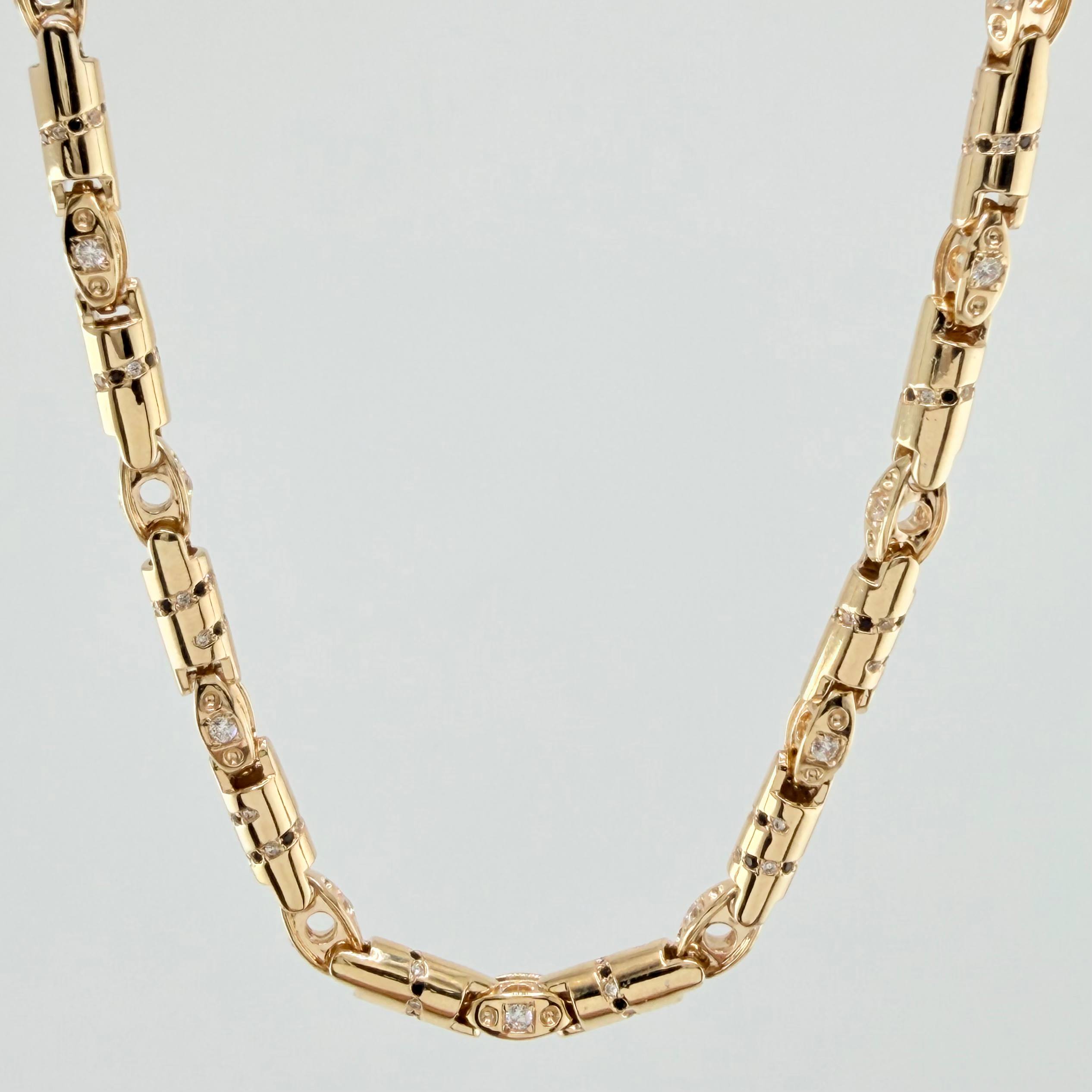 Cadena Rustica Imperial 78.85gr / 23 1/2 in / 5.3mm Oro Amarillo Nac.Esp. 18K ©