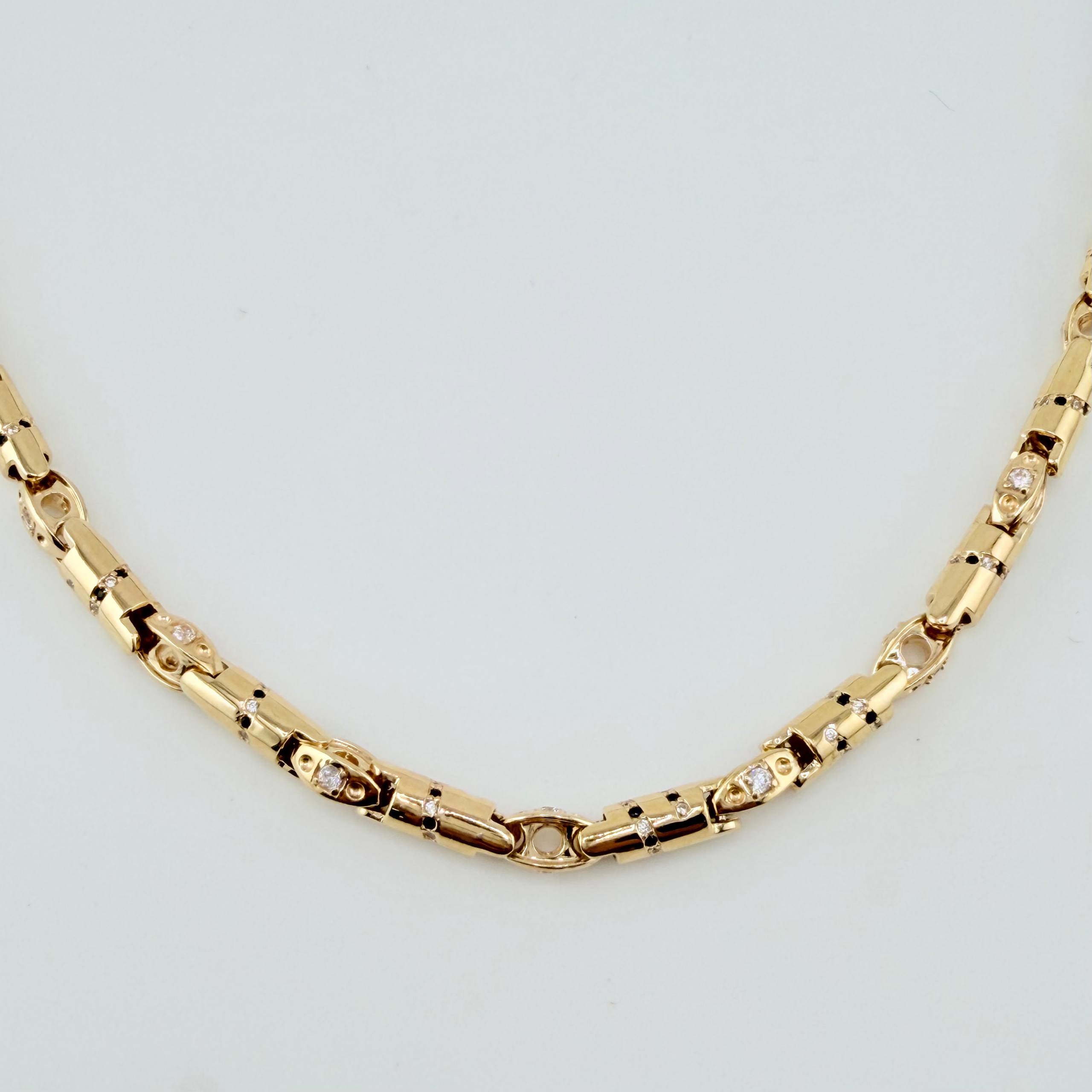 Cadena Rustica Imperial 78.85gr / 23 1/2 in / 5.3mm Oro Amarillo Nac.Esp. 18K ©