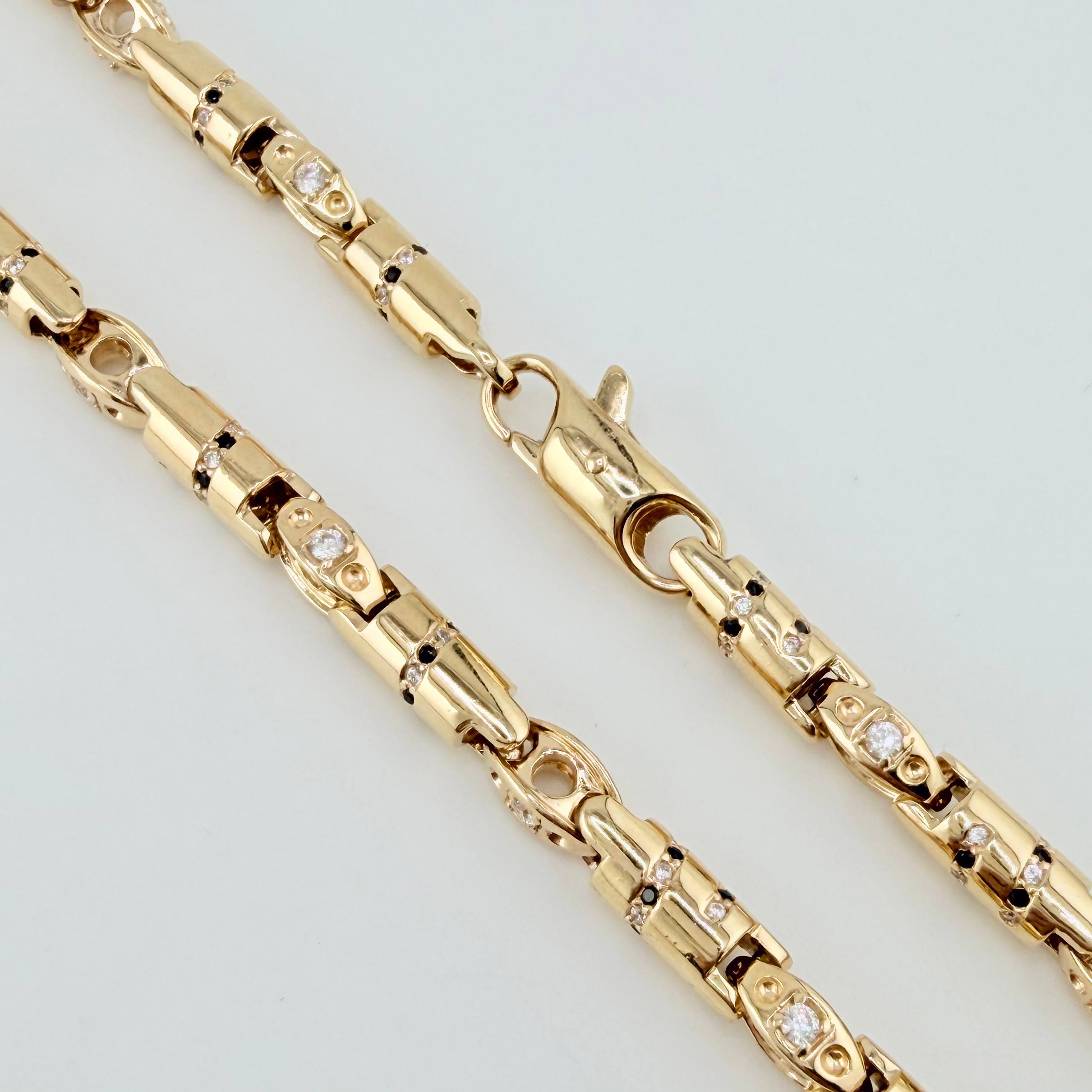 Cadena Rustica Imperial 78.85gr / 23 1/2 in / 5.3mm Oro Amarillo Nac.Esp. 18K ©