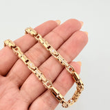 Cadena Rustica Imperial 78.85gr / 23 1/2 in / 5.3mm Oro Amarillo Nac.Esp. 18K ©