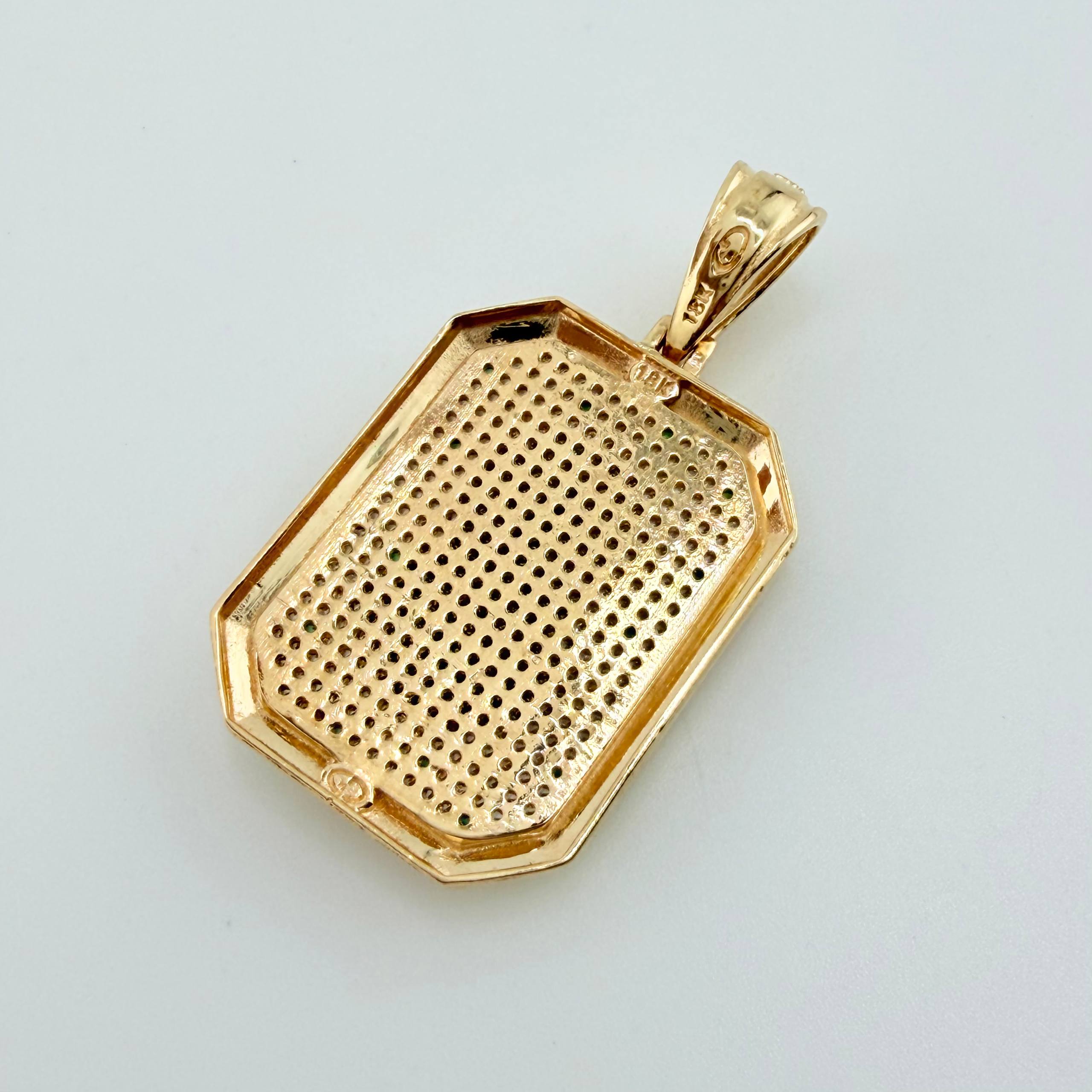 Dije San Judas 11.55gr / 1 3/4 in / Dos Oros Amarillo Blanco 18K ©