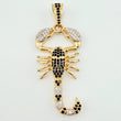 Dije Escorpion 6.4gr / 2 in / Dos Oros Amarillo Blanco 18K ©