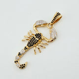 Dije Escorpion 6.4gr / 2 in / Dos Oros Amarillo Blanco 18K ©