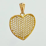 Dije Corazon 3.35gr / 1 in / Oro Amarillo 18K