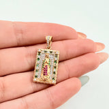 Dije Virgen Guadalupe 4.1gr / 1 1/4 in / Oro Amarillo 18K ©