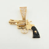 Dije Pistola Movil 3.95gr / 1 in / Oro Amarillo 18K ©