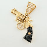 Dije Pistola Movil 3.95gr / 1 in / Oro Amarillo 18K ©