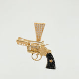 Dije Pistola Movil 3.95gr / 1 in / Oro Amarillo 18K ©