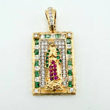 Dije Virgen Guadalupe 4.1gr / 1 1/4 in / Oro Amarillo 18K ©