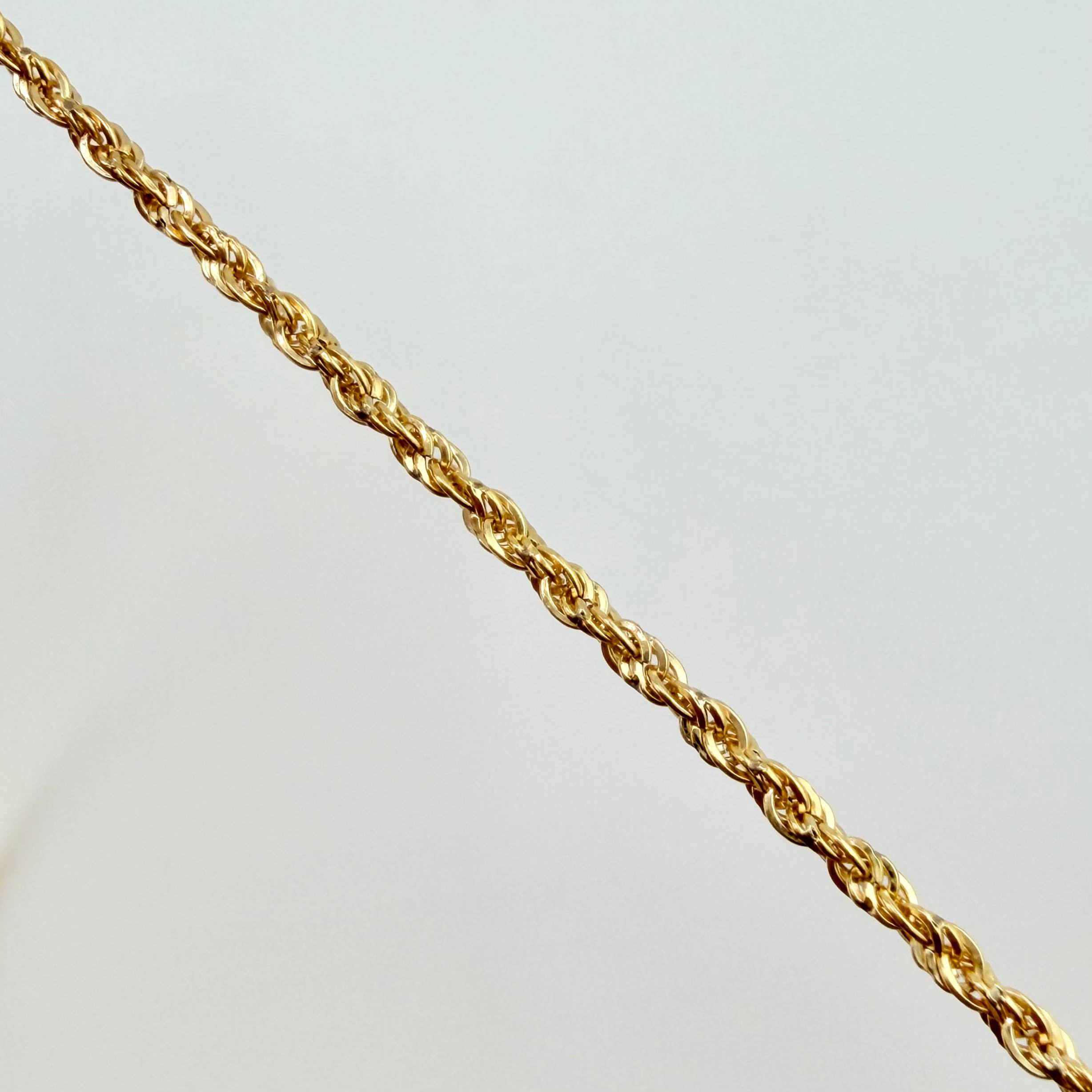 Cadena Lazo 0.85gr / 17 3/4 in / 1.2mm Oro Amarillo +3 18K