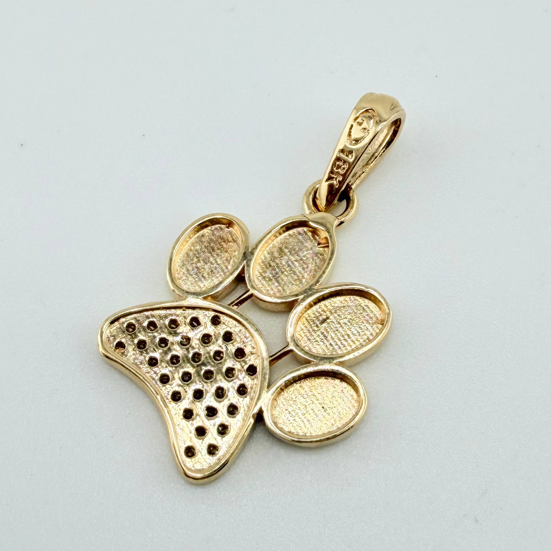 Dije Huella 2gr / 1 in / Oro Amarillo 18K ©