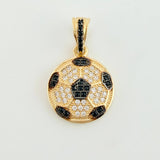 Dije Balon Futbol 2.8gr / 3/4 in / Oro Amarillo 18K